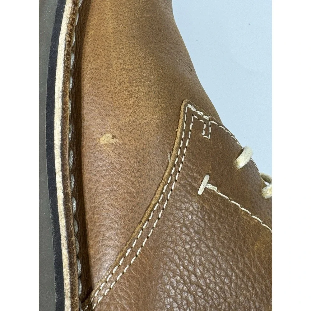 Kenneth Cole Reaction Desert Wind Mens‎ Leather Chukka Boots 11 M Brown Lace Up